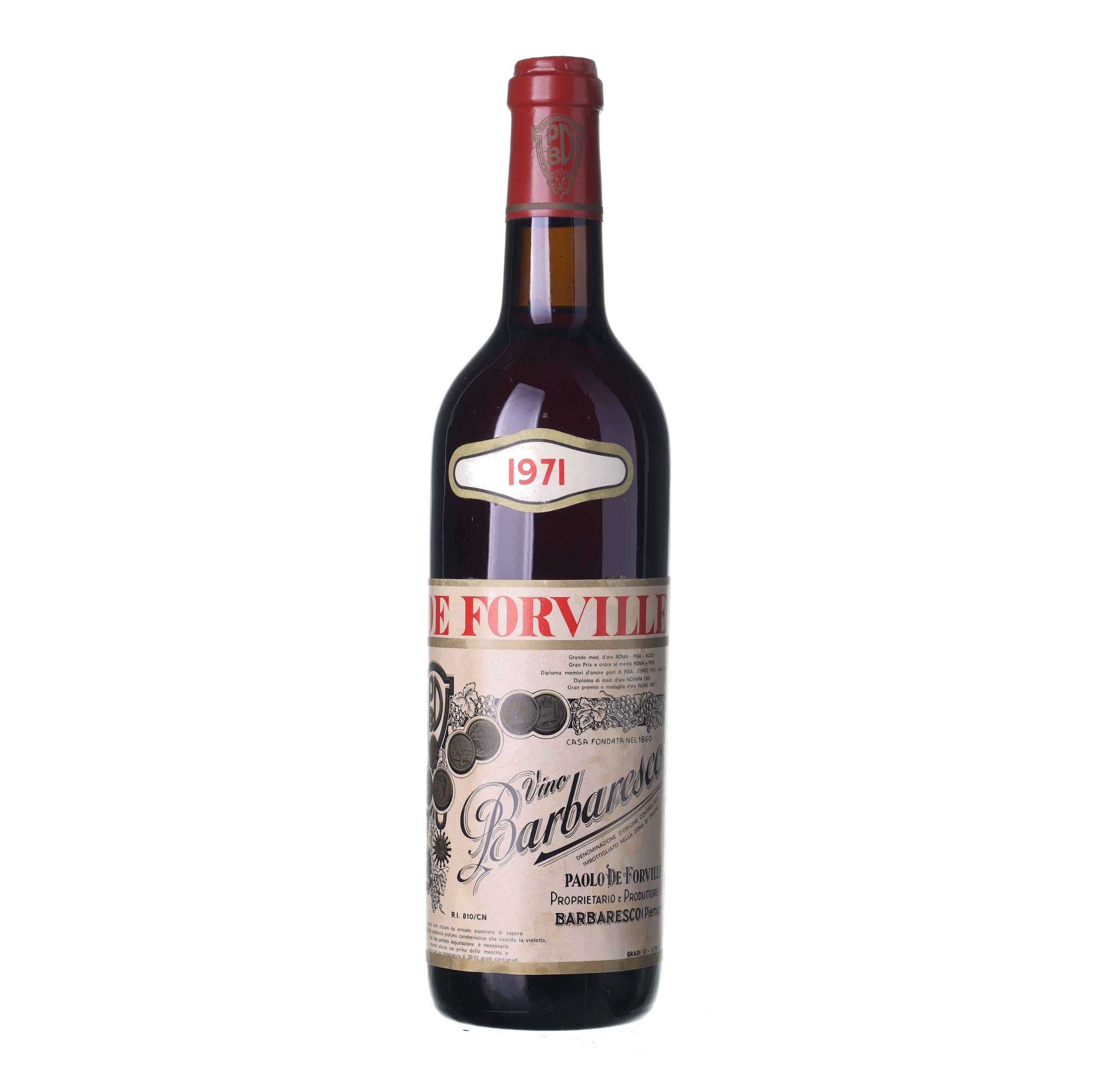 1971 Barbaresco Paolo de Forville VIATEMPIA.SK