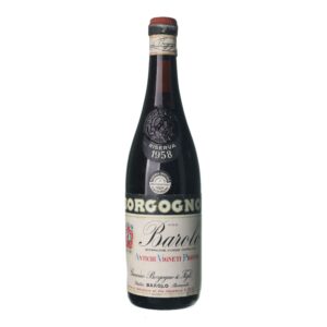 1958 Barolo Riserva Giacomo Borgogno & Figli